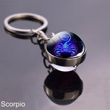 12 Zodiac Sign Keychain Sphere