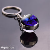 12 Zodiac Sign Keychain Sphere