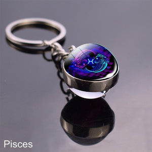 12 Zodiac Sign Keychain Sphere