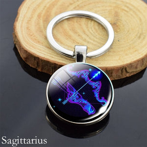 12 Zodiac Sign Keychain Sphere