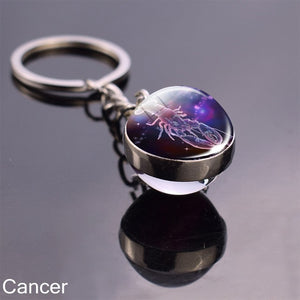 12 Zodiac Sign Keychain Sphere