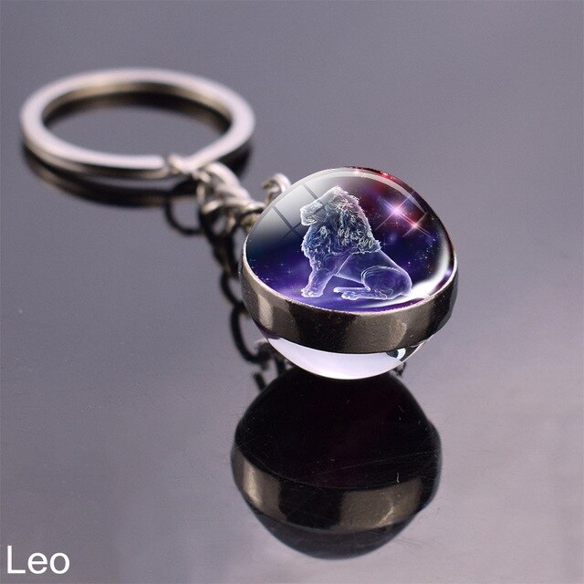 12 Zodiac Sign Keychain Sphere