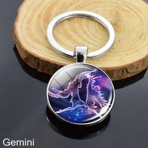 12 Zodiac Sign Keychain Sphere