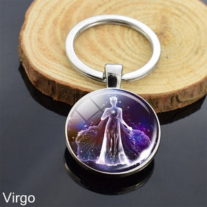 12 Zodiac Sign Keychain Sphere