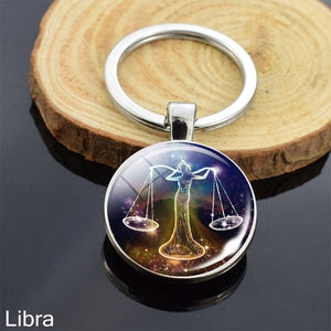 12 Zodiac Sign Keychain Sphere