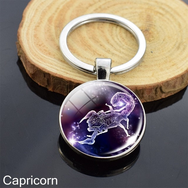 12 Zodiac Sign Keychain Sphere