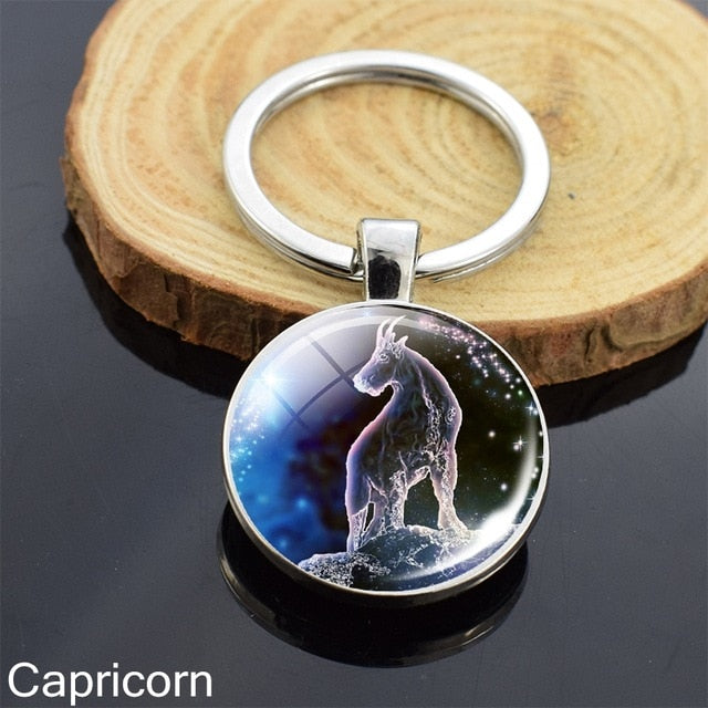 12 Zodiac Sign Keychain Sphere