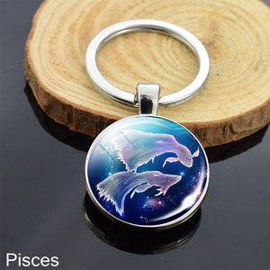 12 Zodiac Sign Keychain Sphere