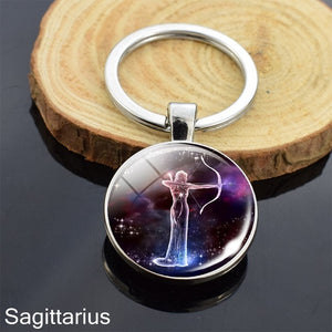 12 Zodiac Sign Keychain Sphere