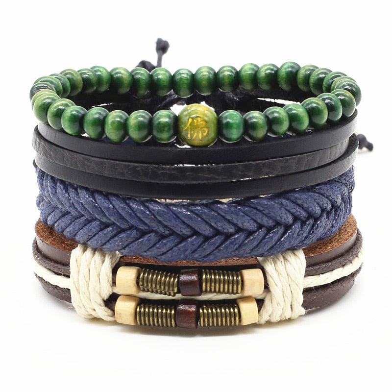 Retro Boho Leather Bracelet - Incensenation.com