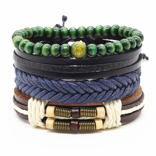 Retro Boho Leather Bracelet - Incensenation.com