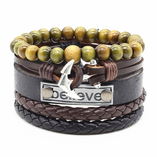 Retro Boho Leather Bracelet - Incensenation.com