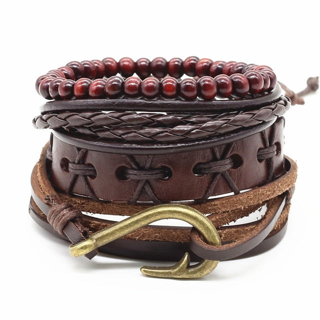 Retro Boho Leather Bracelet - Incensenation.com