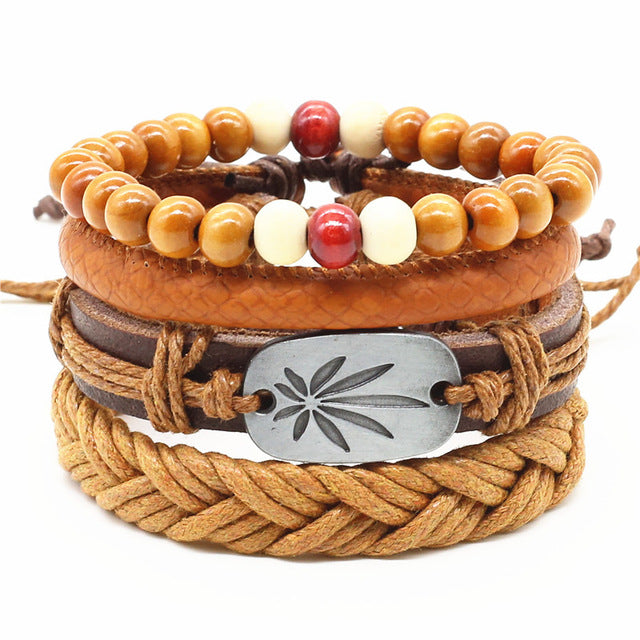 Retro Boho Leather Bracelet - Incensenation.com