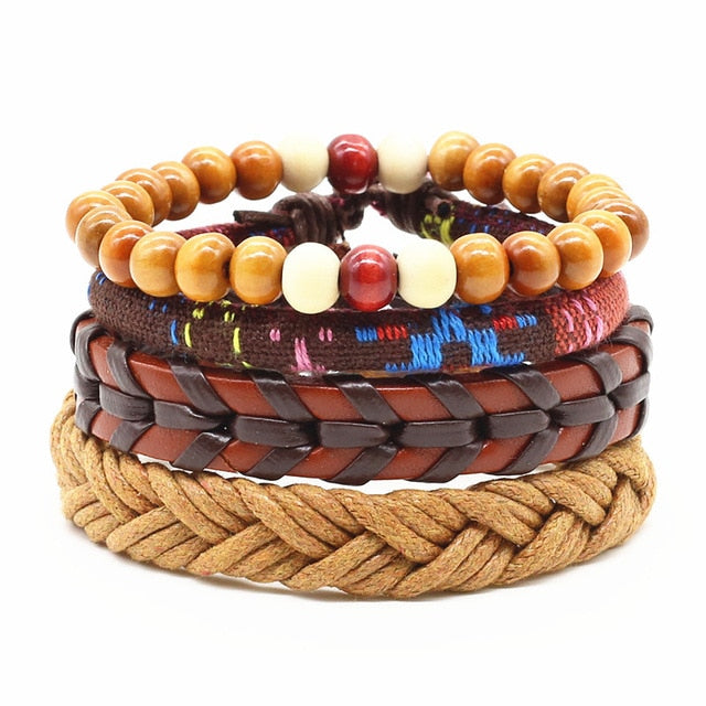 Retro Boho Leather Bracelet - Incensenation.com