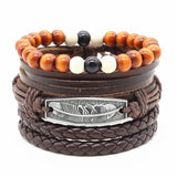 Retro Boho Leather Bracelet - Incensenation.com