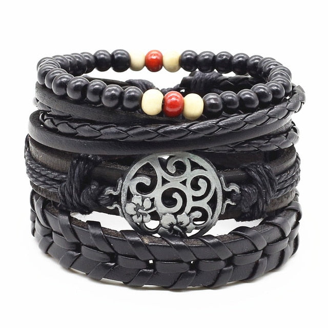 Retro Boho Leather Bracelet - Incensenation.com