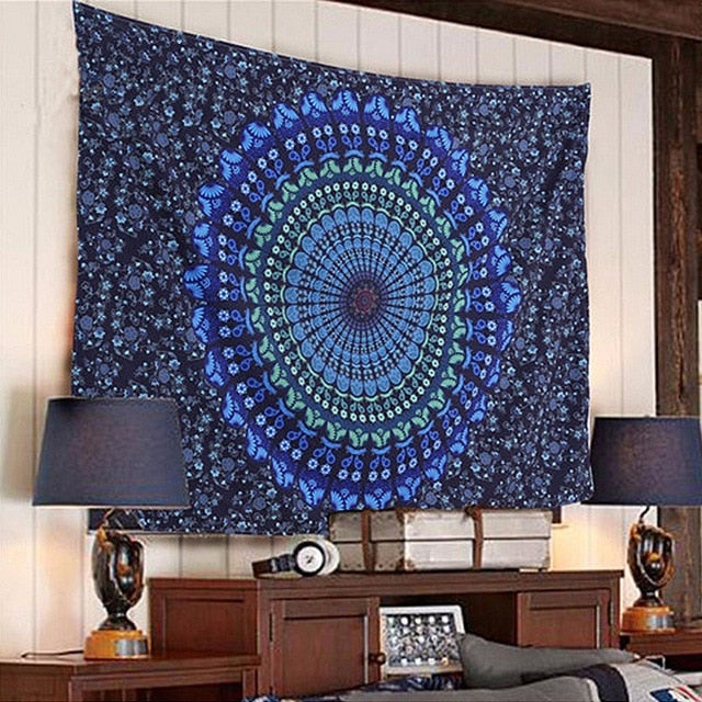 Mandala sStar Beach Tapestry - Incensenation.com