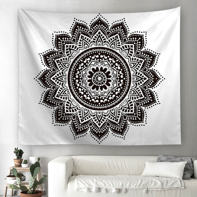 Lotus Mandala Tapestry - Incensenation.com